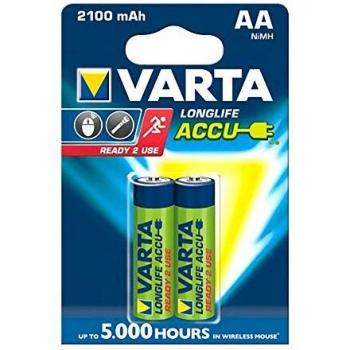 Varta Longlife Accu AA 2100 mAh - Batería/Pila Recargable