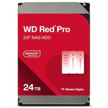 WD Red Pro 24TB 3.5 SATA III Internal NAS Hard Drive - 7200 RPM, CMR, 512MB Cache