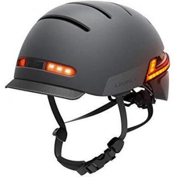 Casco de Ciclismo Inteligente LIVALL BH51M Neo con Luces de Advertencia, Indicadores, Detección de Caída, Altavoces Estéreo y Micrófono - Talla L (57-61cm