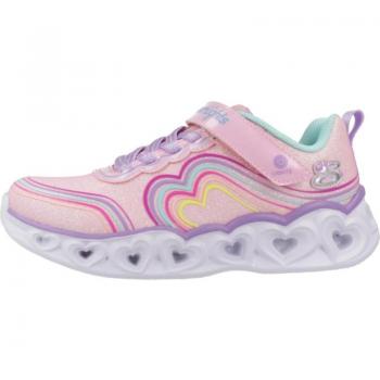 Zapatillas Deportivas de Niña SKECHERS Heart Lights - Retro Color Rosa LPMT