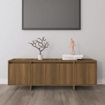 Soporte de TV de Roble Marrón 120x30x40,5 cm en tablero de madera aglomerado