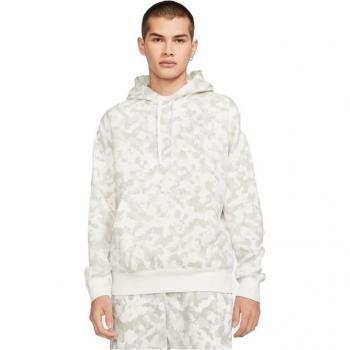 Sudadera Nike Sportswear Club Blanca con Capucha para Hombre