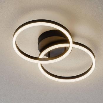 Lámpara LED de Techo y Pared Giotto, 2 Luces, Negro, 3240lm, Dimmable