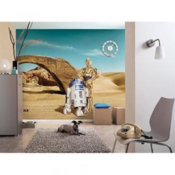 Komar Star Wars R2D2 y C3PO Wall Paper – 368 X 254 cm