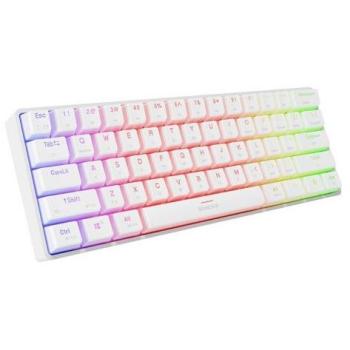 Teclado Gaming Genesis Thor 660 G2 Inalámbrico Mecánico RGB Gateron Rojo Blanco