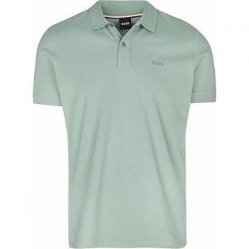 Hugo Boss Cotton Polo Shirt Pallas Green, Male, Size M