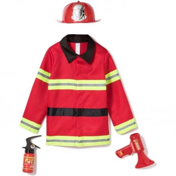 Disfraz infantil de Bombero con casco y manguera - El Corte Inglés