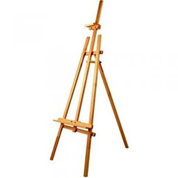 Caballete de Madera de Pino Color Natural para Pintar o Soporte de Carteles en Todo Tipo de Eventos, Transportable Ligero y Estable