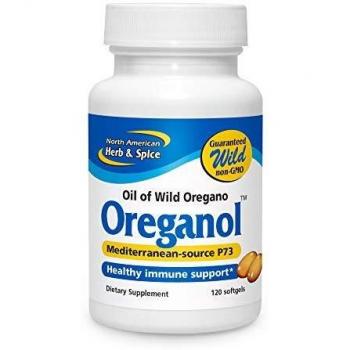North American Herb & Spice Oreganol P73 - 120 Softgels - Immune System Support - Unprocessed, Organic, Wild Oregano - Mediterranean Source - Non-GMO - 120 Servings