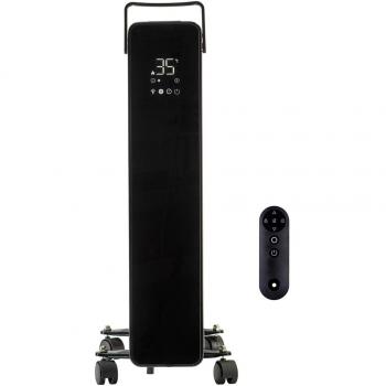 Calentador de aceite eléctrico 2500W Wi-Fi negro 11