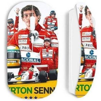 Ratón Inalámbrico Maniacase Ayrton Senna Legend - Diseño Ergonómico y Confort Óptimo