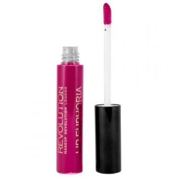 Revolution Lip Euphoria Lipstick - Destiny, tipo: lápiz labial, características: acabado brillante, fórmula hidratante, color intenso, 7 ml