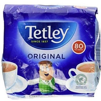 Tetley Original Tea Bags, Pack of 80