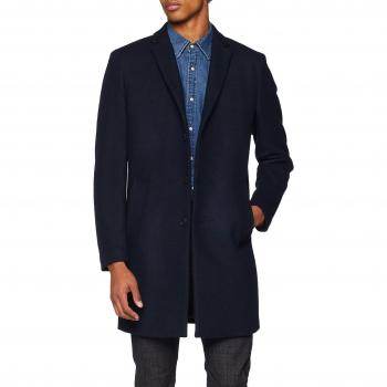 JACK & JONES PREMIUM Jprmorten Wool Coat STS, Abrigo para Hombre, Azul