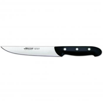 Arcos Maitre, Cuchillo Cocina, Acero Inoxidable Nitrum 180 mm, Mango Polipropileno Negro