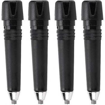 4 Puntas de Goma para Bastones Alpenstock para PCS de Senderismo Bastones de Trekking para Palos Gorras de Repuesto Alpenstock