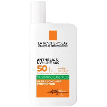 La Roche-Posay Anthelios UVMune 400 SPF50+ Oil Control Invisible Fluid 50ml for Oily & Blemish-Prone Skin