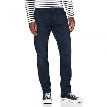 Selected Scott 6155 Super Stretch Straight Jeans - Blue Black Denim