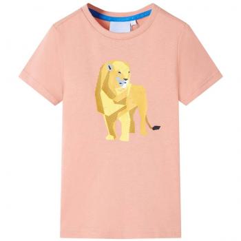 Camiseta infantil naranja claro 116