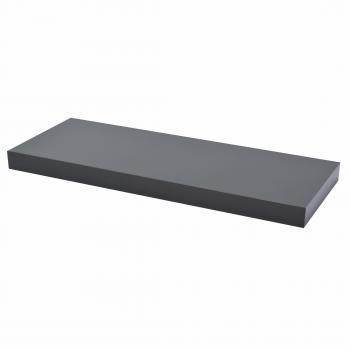 ESTANTE FLOTANTE DL FIJACIÓN INVISIBLE 60X23.5 CM PVC GRIS ALTO BR GROSOR 3,8 CM