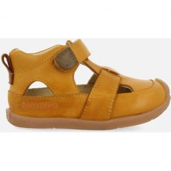Sandalias Gioseppo Babson de bebé niño con cierre ajustable y piel acolchada en color mostaza