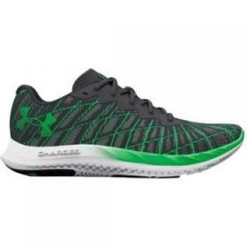 Zapatillas de running Under Armour Charged Breeze 2 para hombre, color gris y verde, talla 42