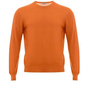 Gran Sasso Elegant Wool Orange Sweater for Men - IT50 | L