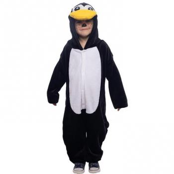 Disfraz de Pingüino para Niños con Capucha Negro y Blanco Rubie's