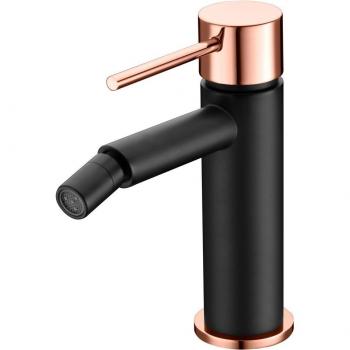 Grifo monomando de bidé Milos Imex - IMEX BDYS045-2NOR negro oro rosa