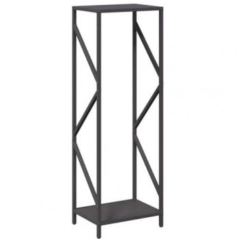 Firewood Rack - Cold-Rolled Steel Black Log Holder - 100cm Height