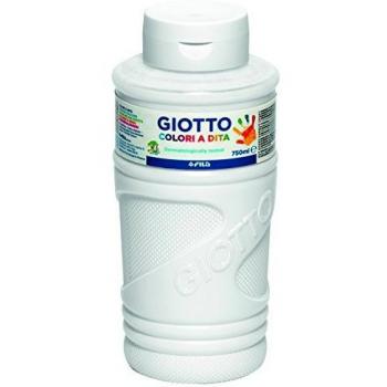 Giotto Pintura de Dedos en Bote, 750 ml, Color Blanco