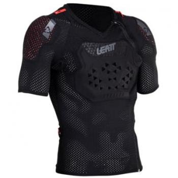 Leatt Body Tee ReaFlex Stealth - Camiseta protectora de manga corta - Negro (XL)