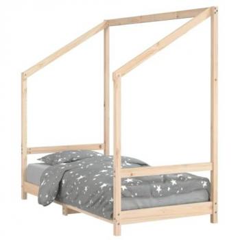 Estructura de cama para niños madera maciza de pino 80x160 cm