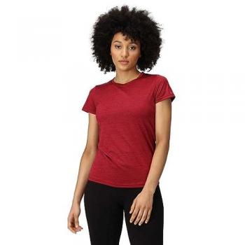 Regatta Women's Fingal Edition Wicking T-Shirt - Rumba Red, Size 20