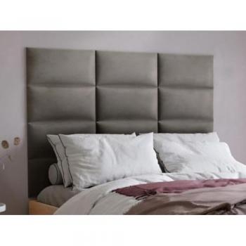 Cabecero de cama BONTE 180 cm - Terciopelo Beige - Diseño Contemporáneo de Pascal Morabito