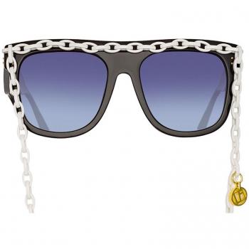 Linda Farrow DAKOTA LFL1304 C2 Men's Gold Sunglasses 58mm