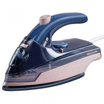 Plancha de Viaje ProfiCare PC-DB 3125, Suela de Cerámica, 800W, Azul y Rosa
