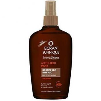 Ecran Sunnique - Aceite Seco Solar Broncea+, Bronceado Intenso - 200 ml