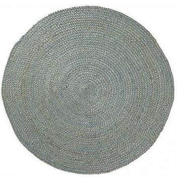 Kave Home - Alfombra Redonda Doc de Yute Natural