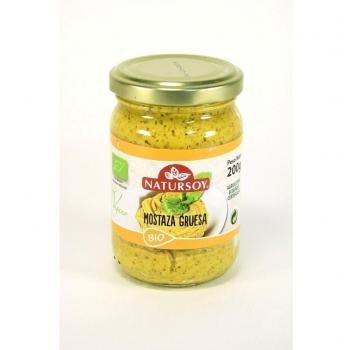 Mostaza Gruesa Bio, 200 gramos