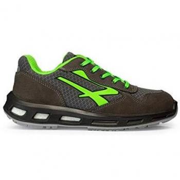 U-Power S1P SRC Safety Shoes, Grey/Green, RL20036
