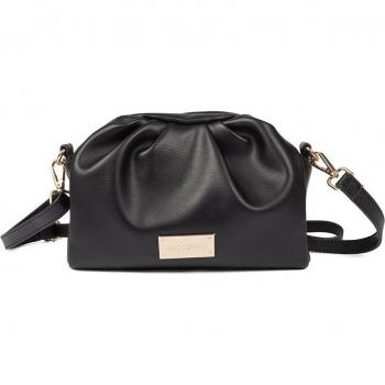 Bolso Bandolera Gravdal Negro Asa Corta de Pelo