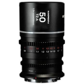 Laowa Nanomorph 50mm T2.4 1.5X S35 Anamorphic Lens (Silver) for Sony E