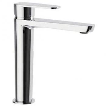 Grifo de Lavabo Monomando Alto Cromado con Sistema S3 de Ahorro de Agua Serie Alexia y Apertura en Frío - Ramon Soler