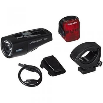 Diverse Sigma Sport Lightster/Nugget - Set Luces a Pilas - Negro 2016