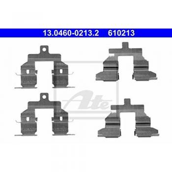 Kit de accesorios ATE 13.0460-0213.2 para pastillas de freno traseras Nissan Qashqai y X-Trail