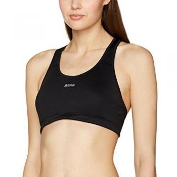 Champion Shock Absorber S04N0 Active Crop Top Bra, Sujetador Deportivo Mujer, Negro
