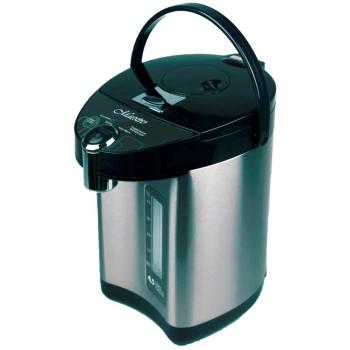 Calentador de Agua Feel-Maestro MR-081 - Potente Tetera Eléctrica de 4,5 L con 750 W de Potencia en Color Negro y Acero