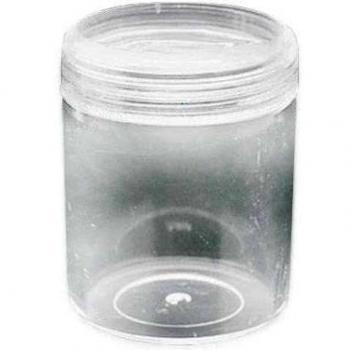 PandaHall – Juego de 12 cajas de almacenamiento redondas para perlas, plástico transparente, 3,8 x 2,1 cm