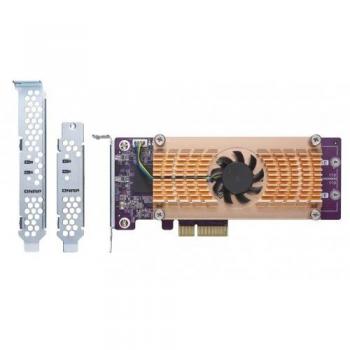 QNAP QM2-2P Interno PCIe tarjeta y adaptador de interfaz - Accesorio